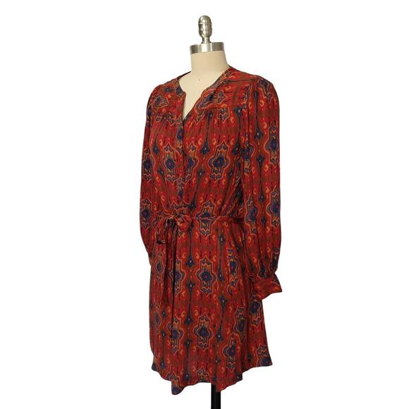 Anthropologie TINY Rosemary Red Motif Tunic Dress Size XS Boho Mini Anthro - Picture 5 of 8